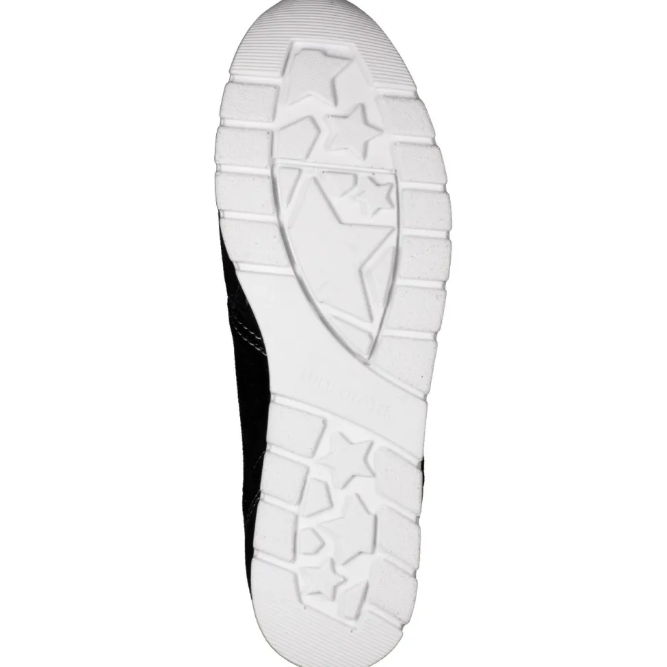 Semler – Komfort-Sneaker aus Veloursleder Dunkelblau