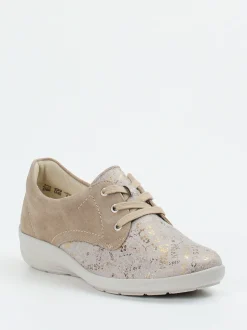 Semler – Komfort-Sneaker aus Veloursleder taupe