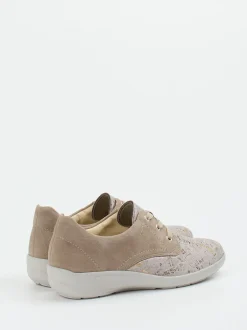 Semler – Komfort-Sneaker aus Veloursleder taupe