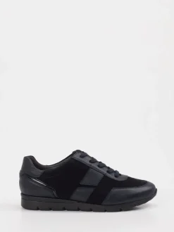 Semler – Komfort-Sneaker aus Leder in Dunkelblau