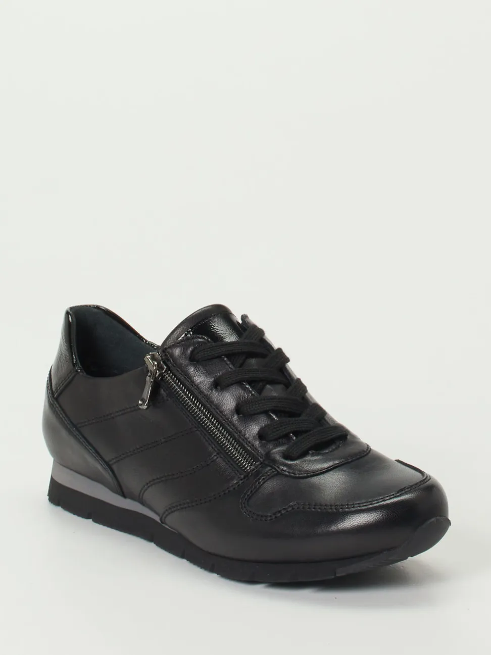 Semler – Komfort-Sneaker aus Kalbleder schwarz
