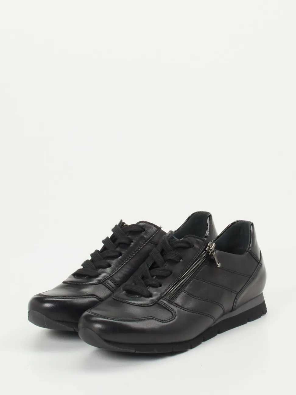 Semler – Komfort-Sneaker aus Kalbleder schwarz