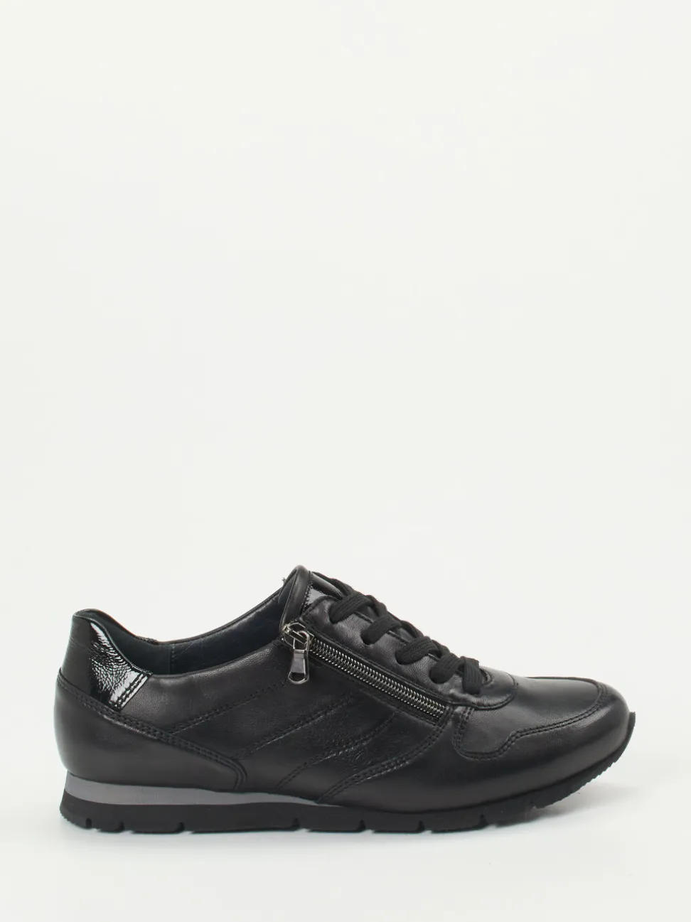 Semler – Komfort-Sneaker aus Kalbleder schwarz