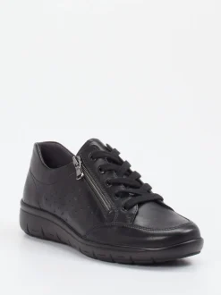 Semler – Komfort-Sneaker aus Kalbleder schwarz