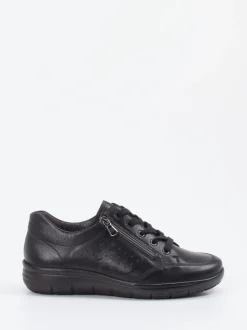 Semler – Komfort-Sneaker aus Kalbleder schwarz