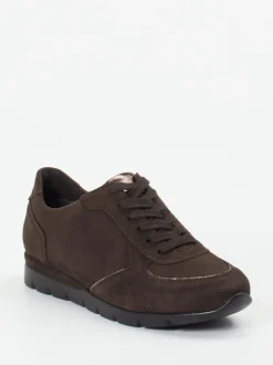 Semler – Komfort-Sneaker aus Veloursleder Braun