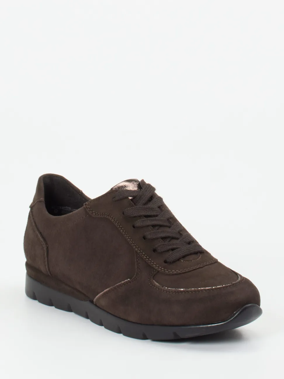 Semler – Komfort-Sneaker aus Veloursleder Braun