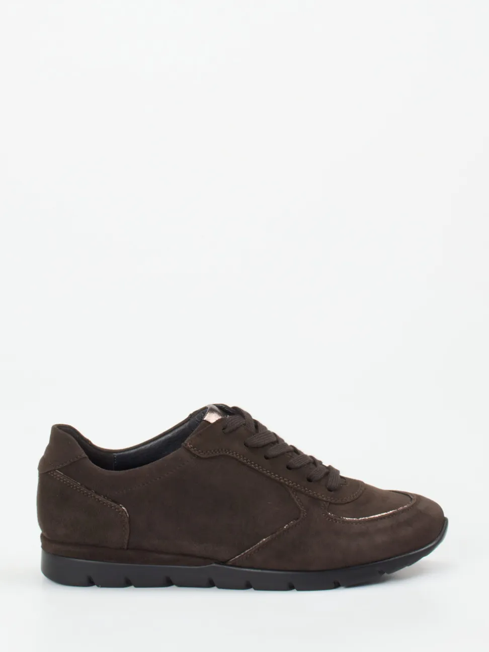 Semler – Komfort-Sneaker aus Veloursleder Braun