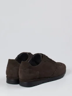 Semler – Komfort-Sneaker aus Veloursleder Braun