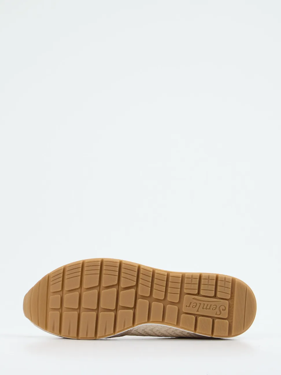 Semler – Komfort-Sneaker aus Veloursleder beige