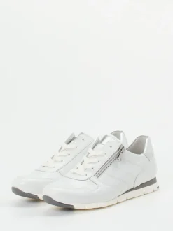 Semler – Komfort-Sneaker aus Kalbleder Offwhite