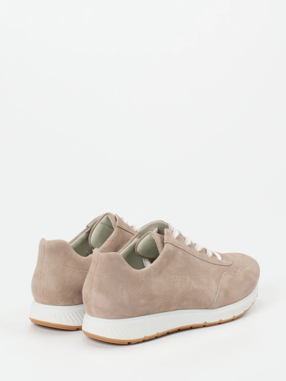 Semler – Komfort-Sneaker aus Veloursleder beige