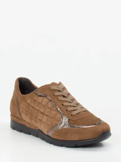 Semler – Komfort-Sneaker aus Veloursleder cognac