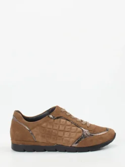 Semler – Komfort-Sneaker aus Veloursleder cognac