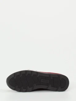 Semler – Komfort-Sneaker aus Veloursleder bordeaux