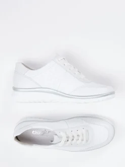 Semler – Komfort-Sneaker aus Kalbleder Weiß