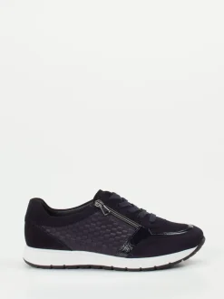 Semler – Komfort-Sneaker aus Veloursleder Dunkelblau
