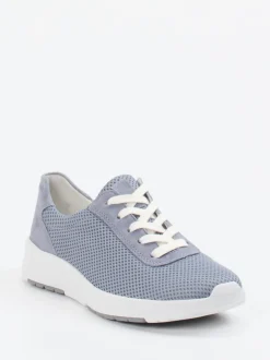 Semler – Komfort-Sneaker aus Textil in Pastellblau