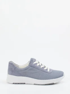 Semler – Komfort-Sneaker aus Textil in Pastellblau