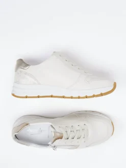 Semler – Komfort-Sneaker aus Kalbleder beige