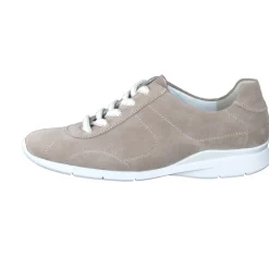 Semler – Komfort-Sneaker aus Veloursleder Beige