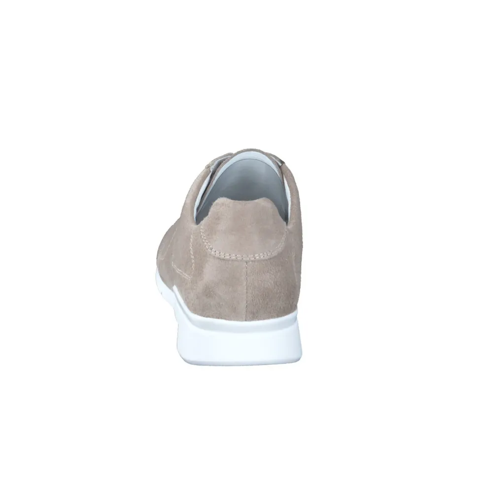 Semler – Komfort-Sneaker aus Veloursleder Beige