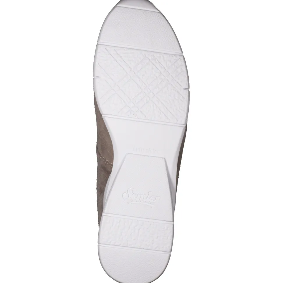 Semler – Komfort-Sneaker aus Veloursleder Beige