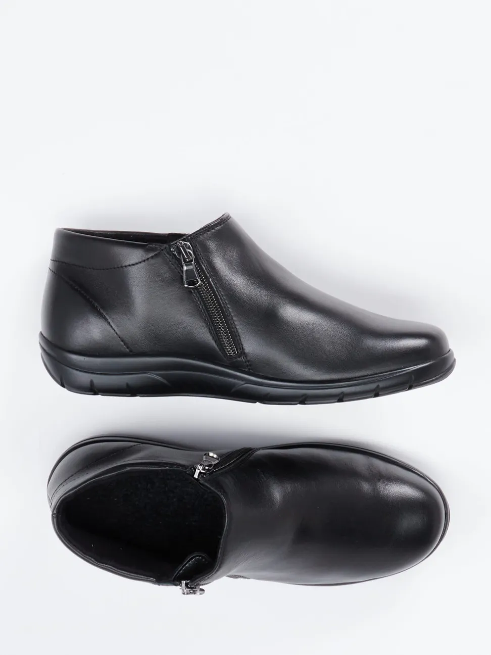 Semler – Komfort-Stiefelette aus Kalbleder schwarz