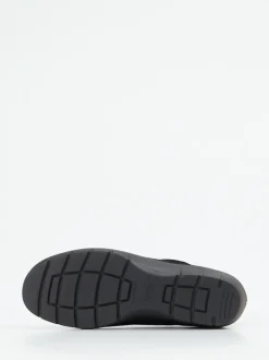 Semler – Komfort-Stiefeletten aus Veloursleder schwarz