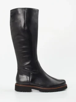 Semler – Langschaftstiefel aus Kalbleder Schwarz