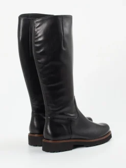 Semler – Langschaftstiefel aus Kalbleder Schwarz