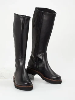 Semler – Langschaftstiefel aus Kalbleder Schwarz