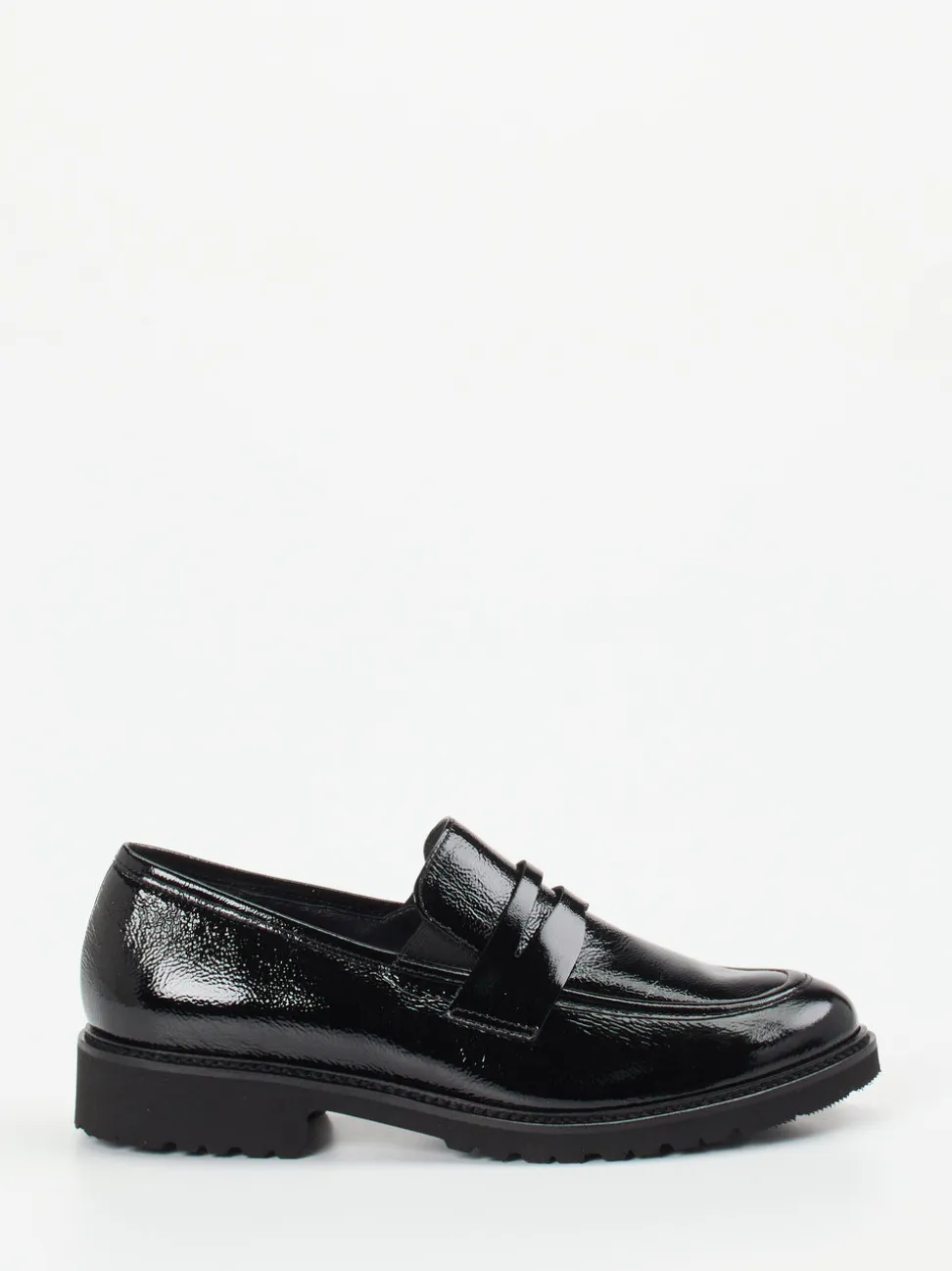 Semler – Loafer aus Lackleder in Schwarz