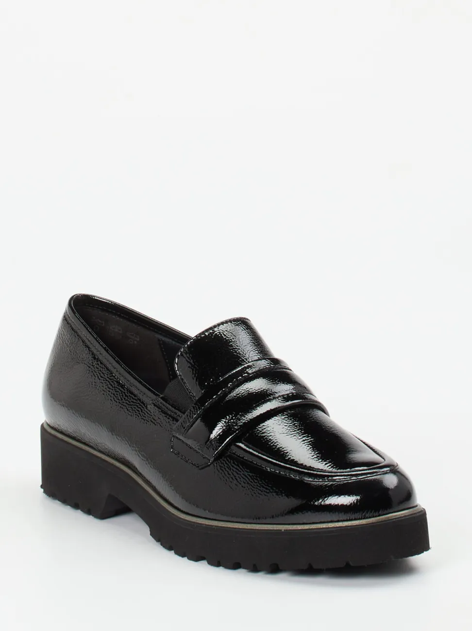 Semler – Loafer aus Lackleder schwarz