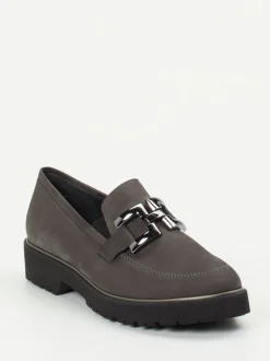 Semler – Loafer aus Nubukleder in Anthrazit