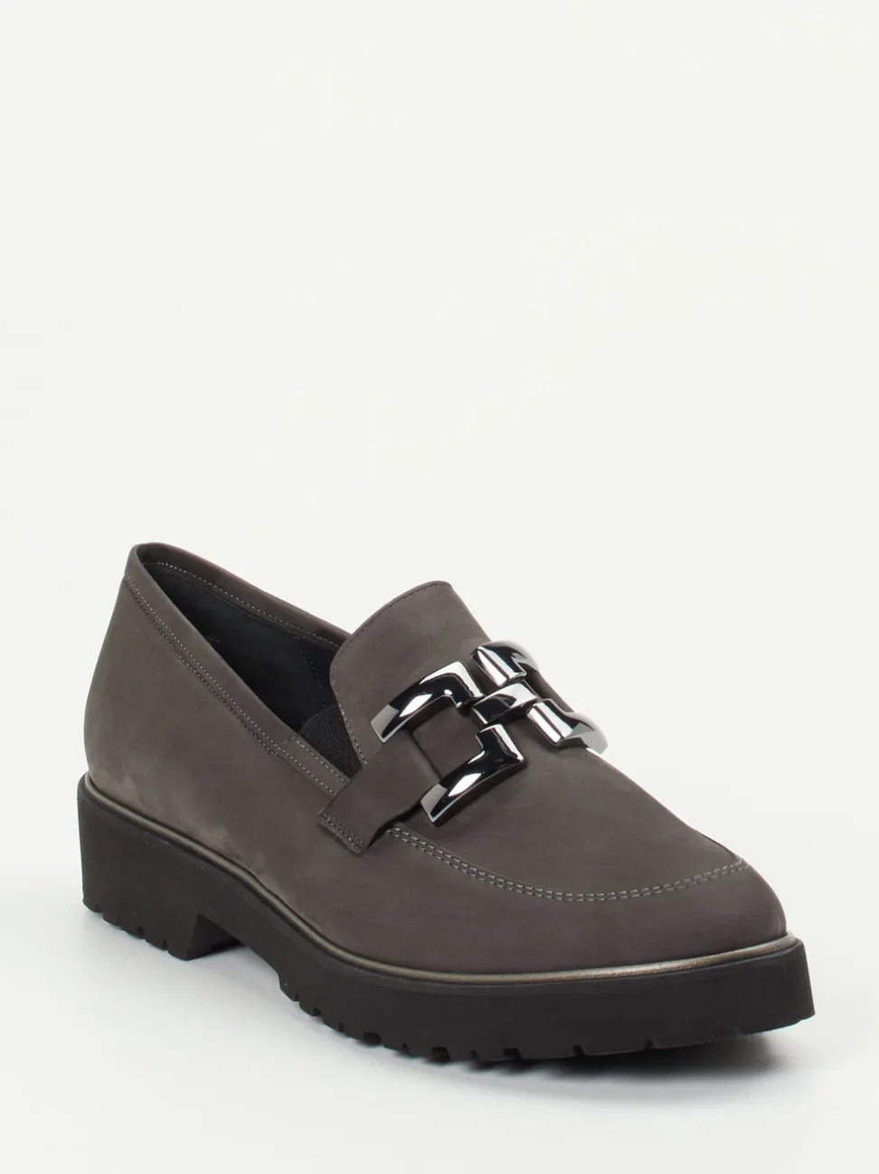 Semler – Loafer aus Nubukleder in Anthrazit