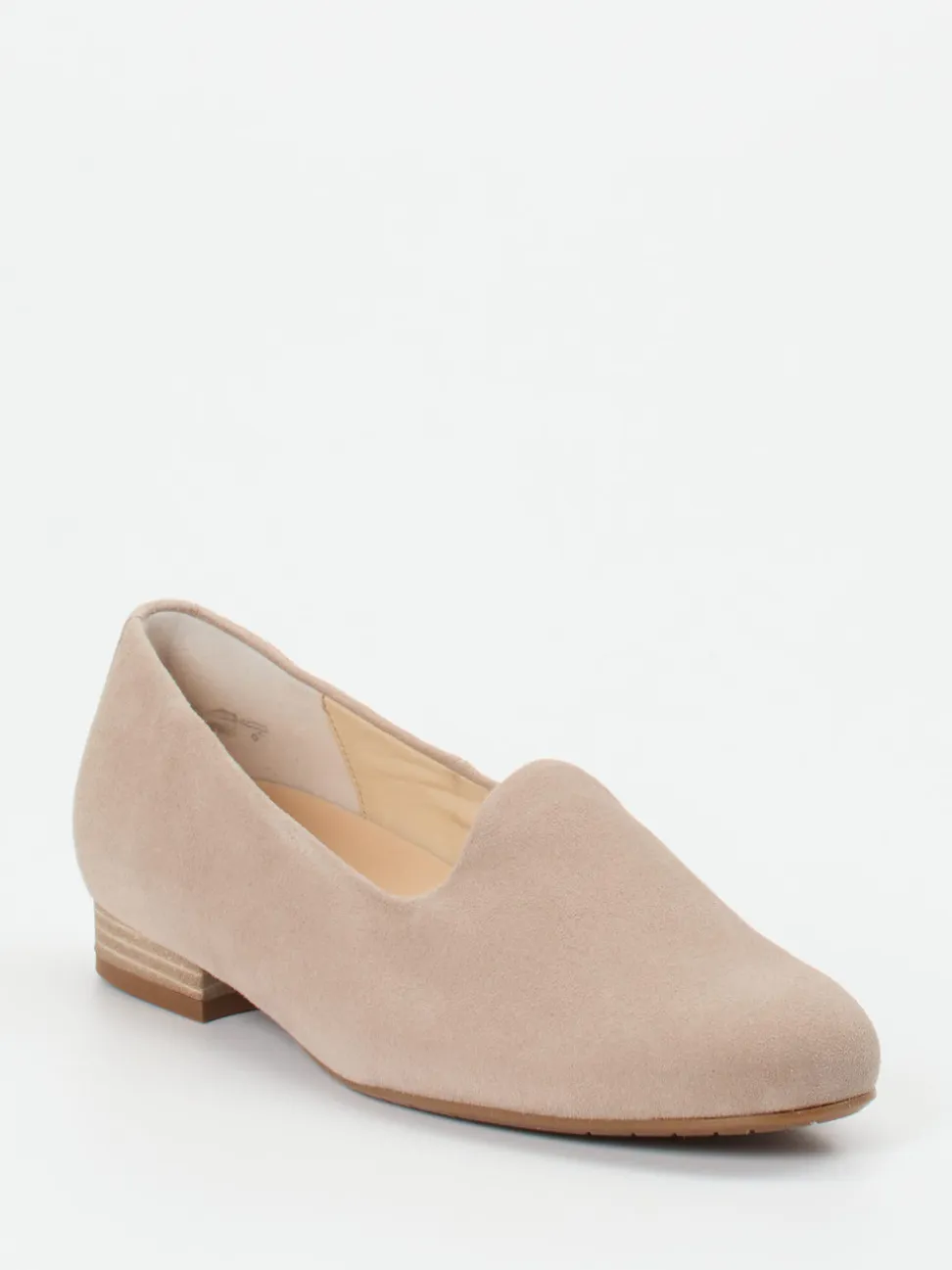 Semler – Loafer aus Veloursleder in Sandbeige