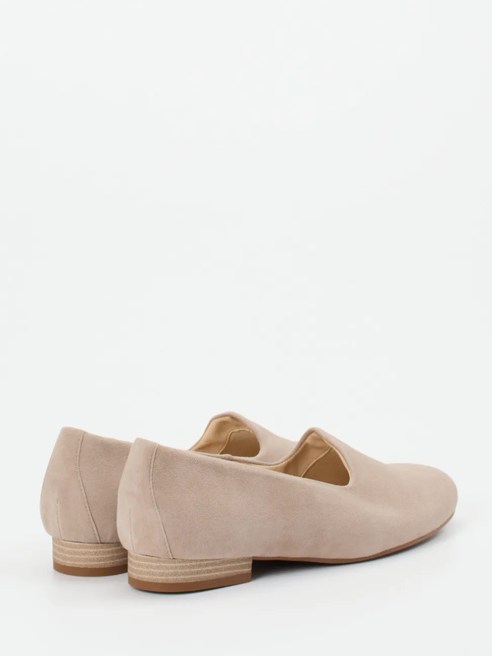 Semler – Loafer aus Veloursleder in Sandbeige