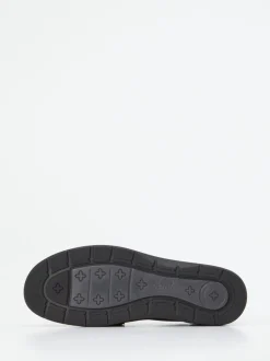 Semler – Loafer aus Veloursleder Dunkelblau