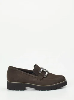 Semler – Loafer aus Veloursleder in Dunkelbraun