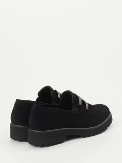 Semler – Loafer aus Veloursleder schwarz