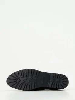 Semler – Loafer aus Veloursleder schwarz