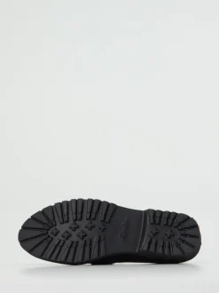 Semler – Loafer aus Veloursleder Dunkelblau