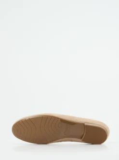 Semler – Loafer aus Veloursleder beige