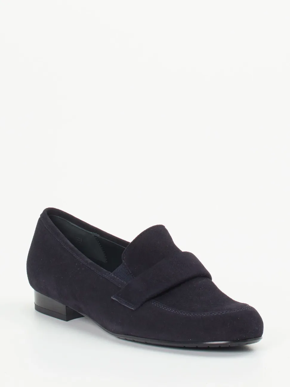 Semler – Loafer aus Veloursleder in Dunkelblau