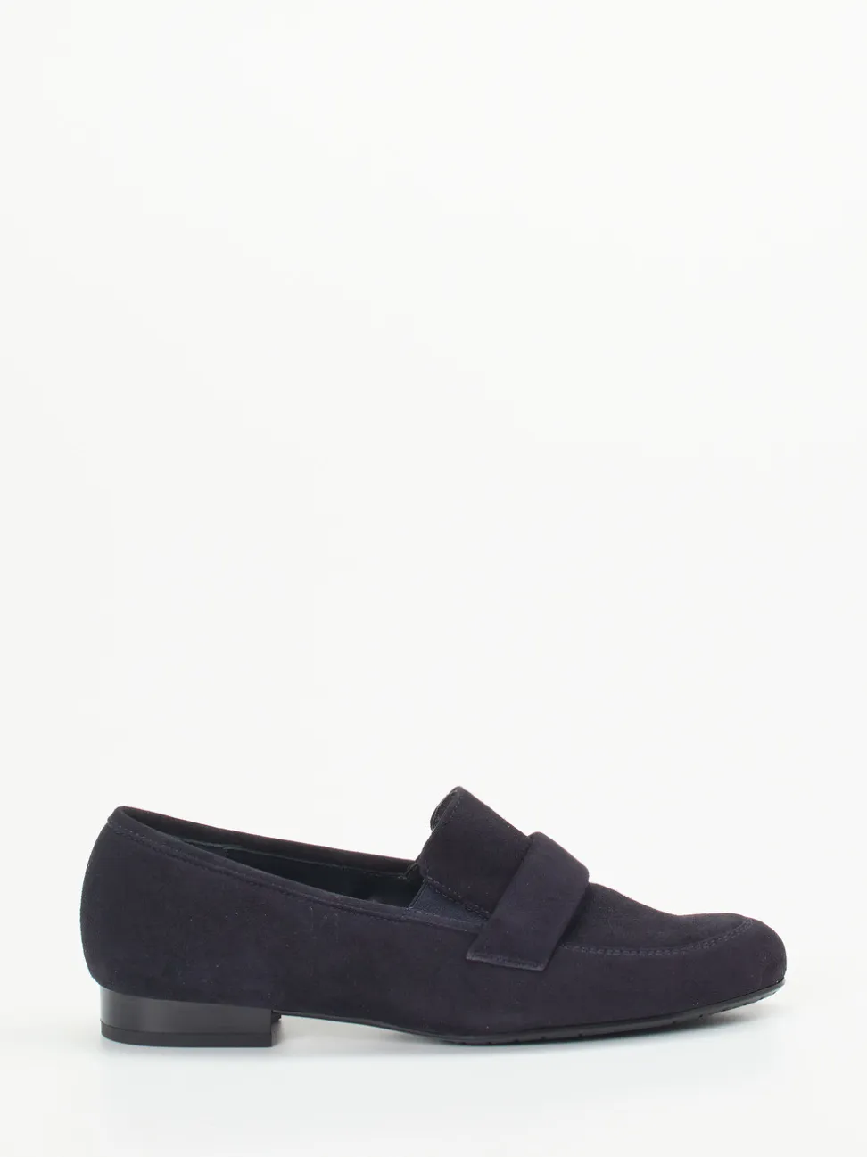 Semler – Loafer aus Veloursleder in Dunkelblau