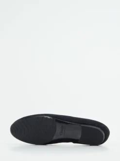 Semler – Loafer aus Veloursleder in Dunkelblau