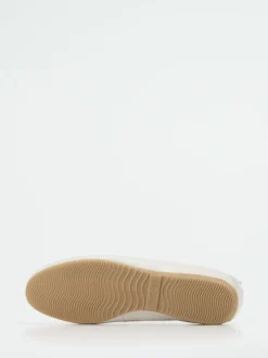 Semler – Low-Top Sneaker aus Veloursleder beige