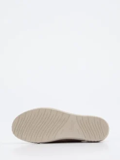 Semler – Low-Top Sneaker aus Nubukleder beige