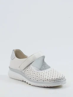 Semler – Mary Jane Sneaker aus Kalbleder weiß